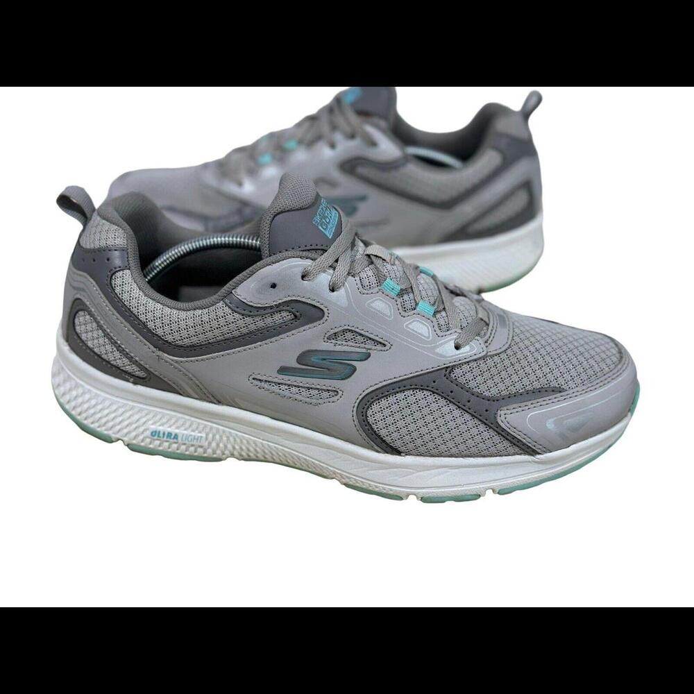Skechers Go Run Consistent Gray Mesh Sneakers Wom… - image 1